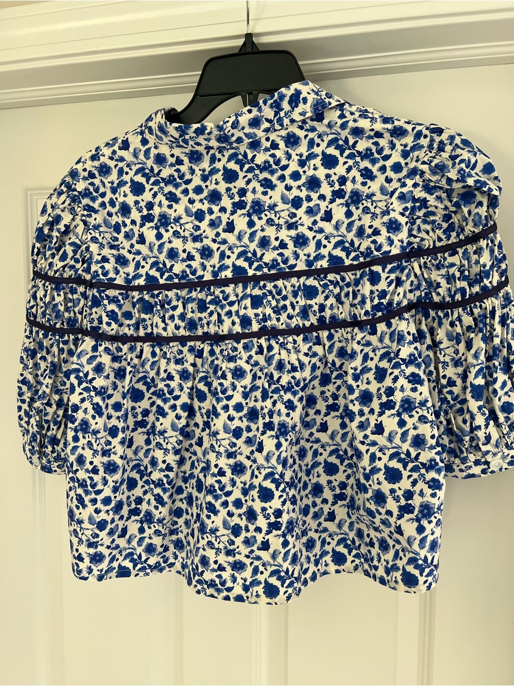 Anthropologie Maeve Leandra Shirred Yoke Blouse NWT Medium - Picture 2 of 3